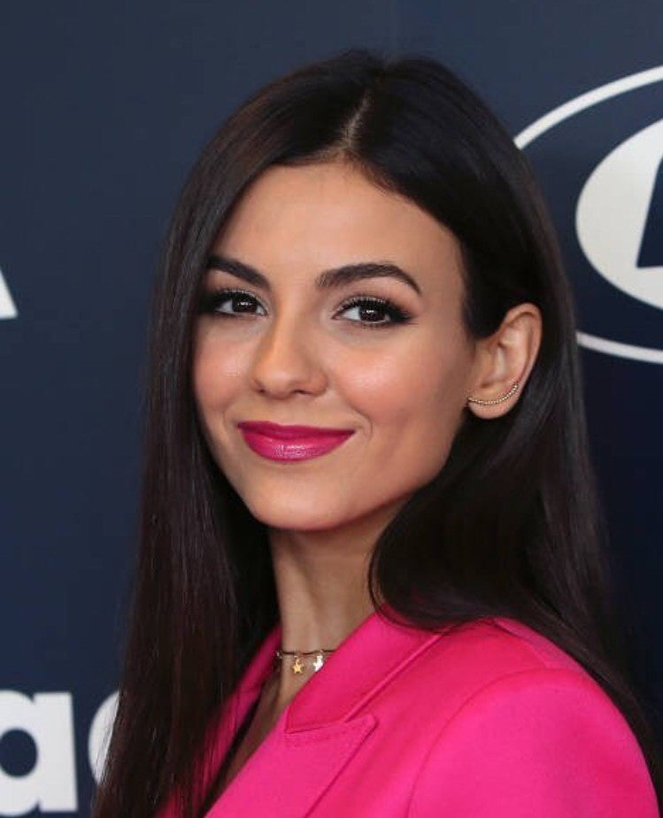 Victoria Justice in Glamrocks at the Glaad Awards
