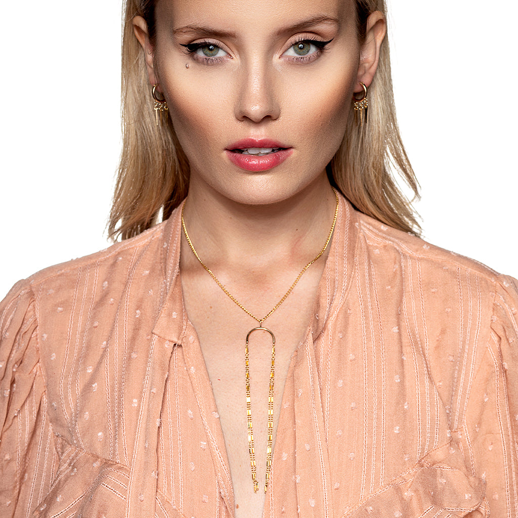 Fringe Bolo Necklace