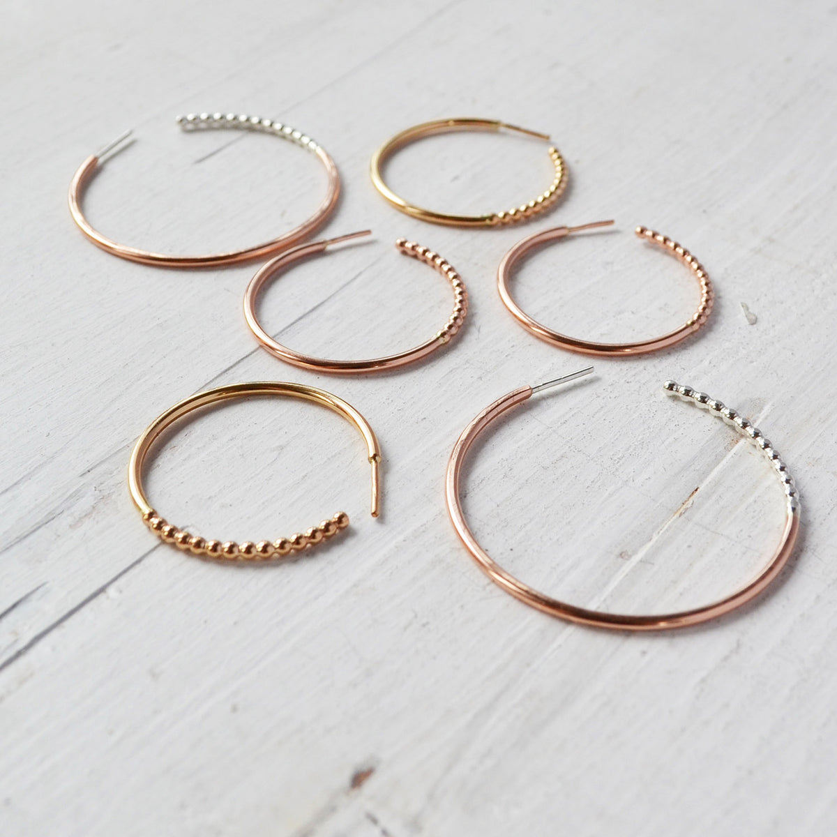 Rattlesnake Hoop Earrings, AS SEEN IN COSMO!