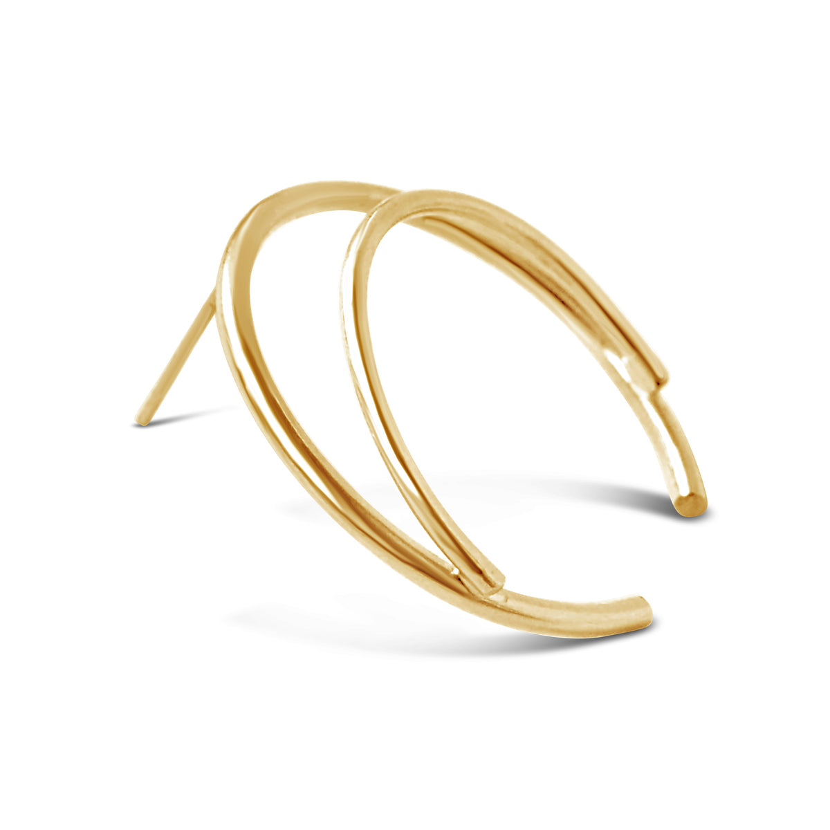 Circle Ear Cuff, single earring