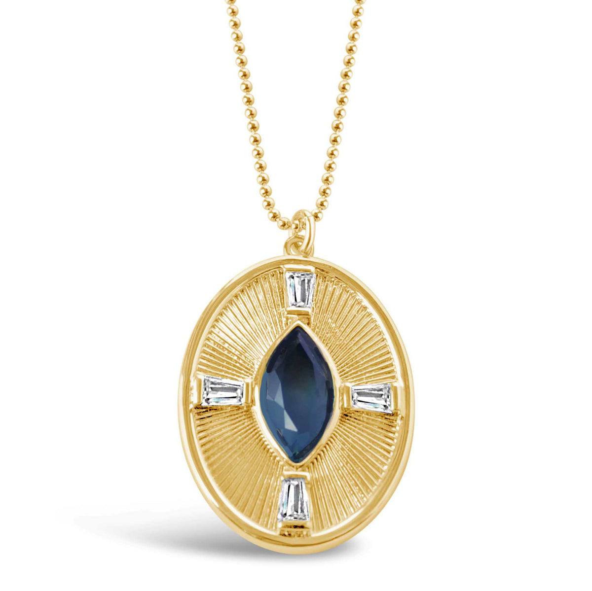 Sunray Necklace- Sapphire