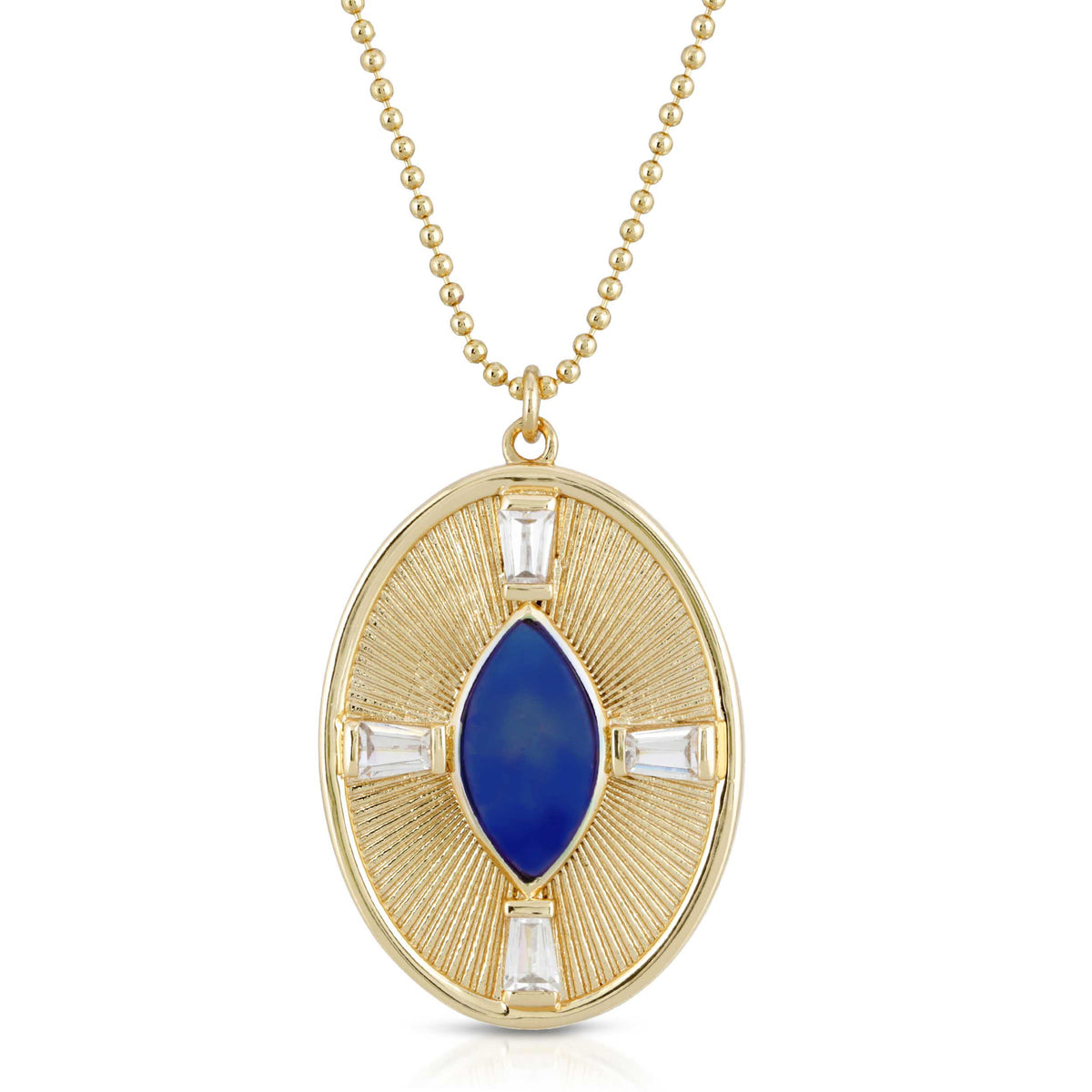 Sunray Necklace- Sapphire