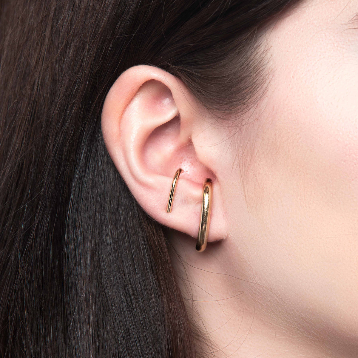 Suspension Ear Cuff, Gold, Rose Gold, or Silver