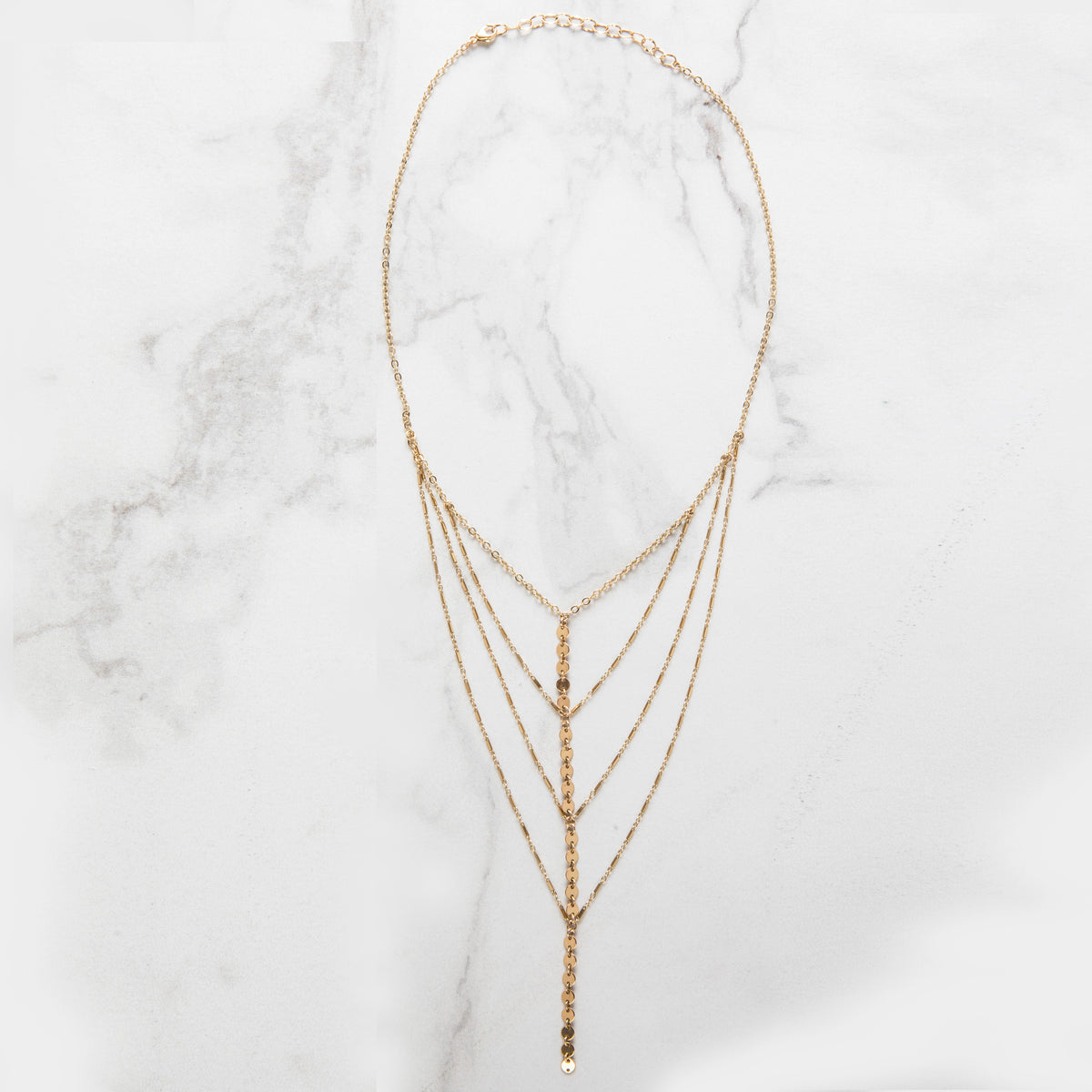 Palm Lariat Necklace
