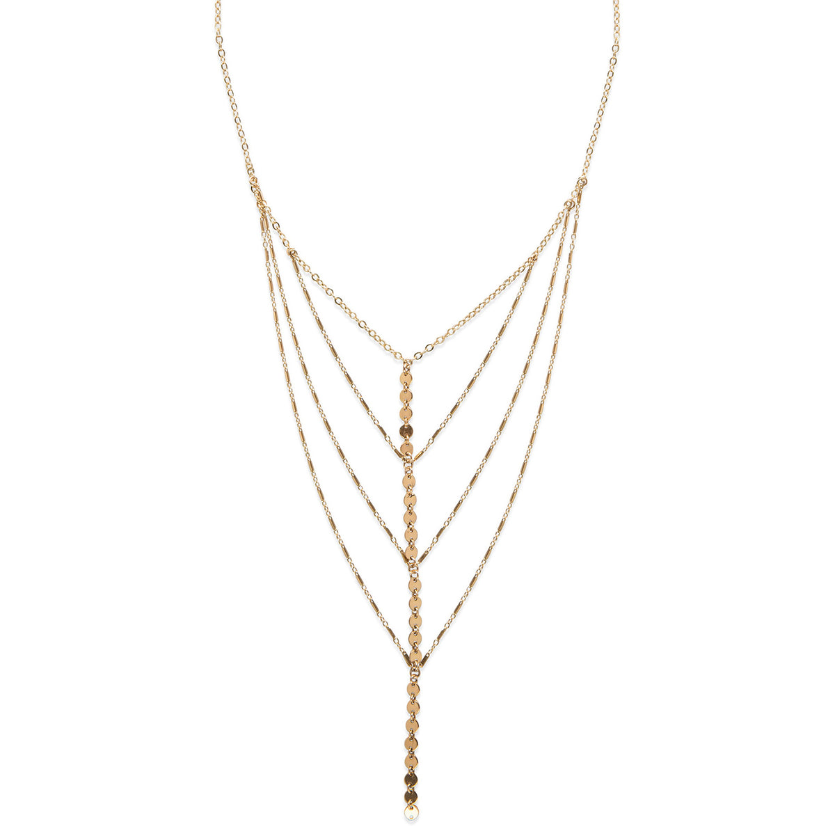 Palm Lariat Necklace