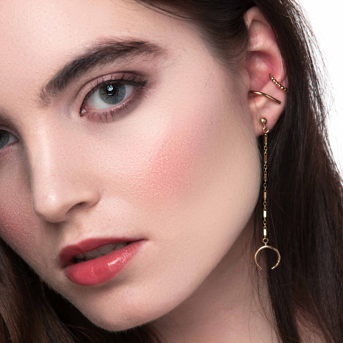 Arcos Chain Ear Cuff, Gold or Silver