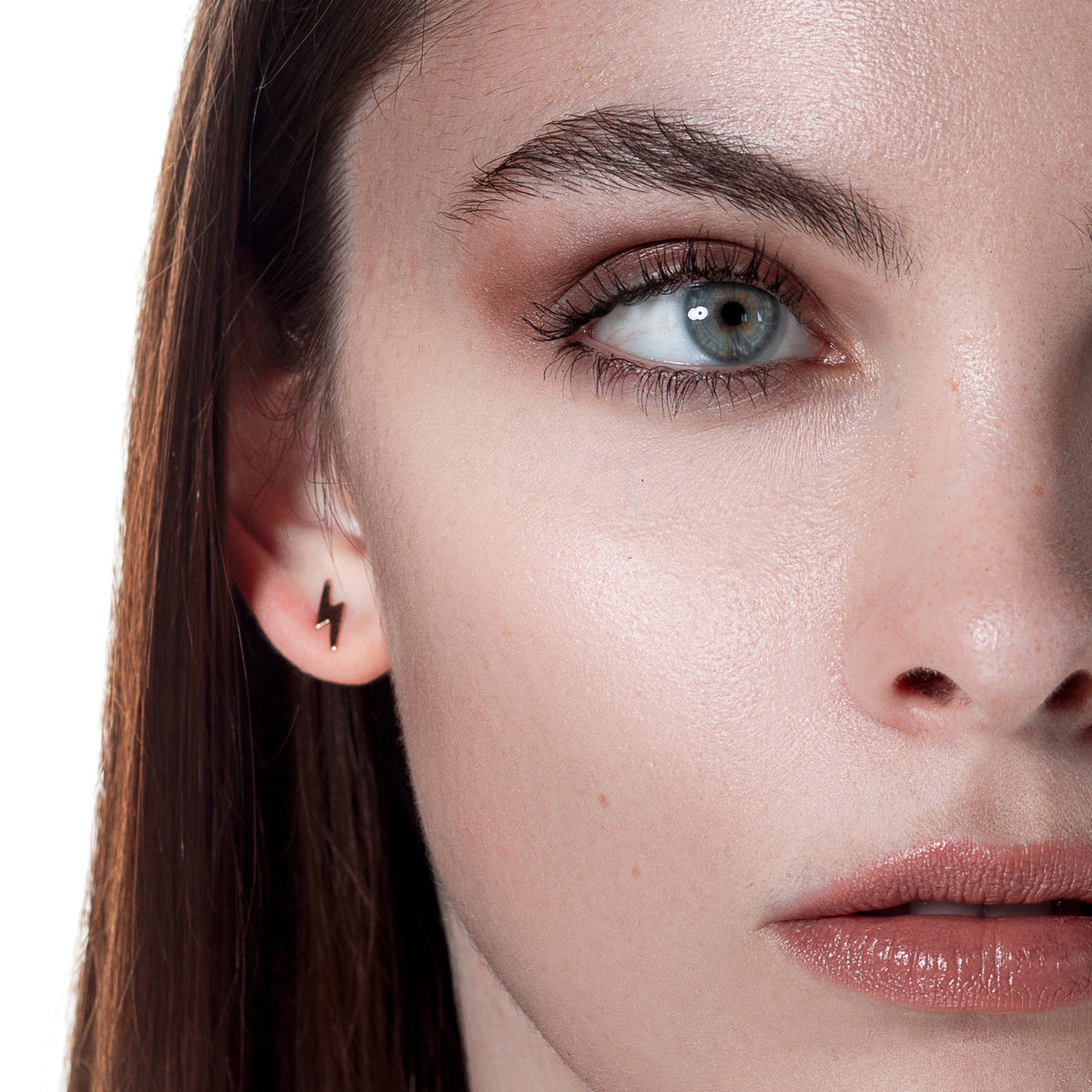 Lightning Bolt Stud Earrings
