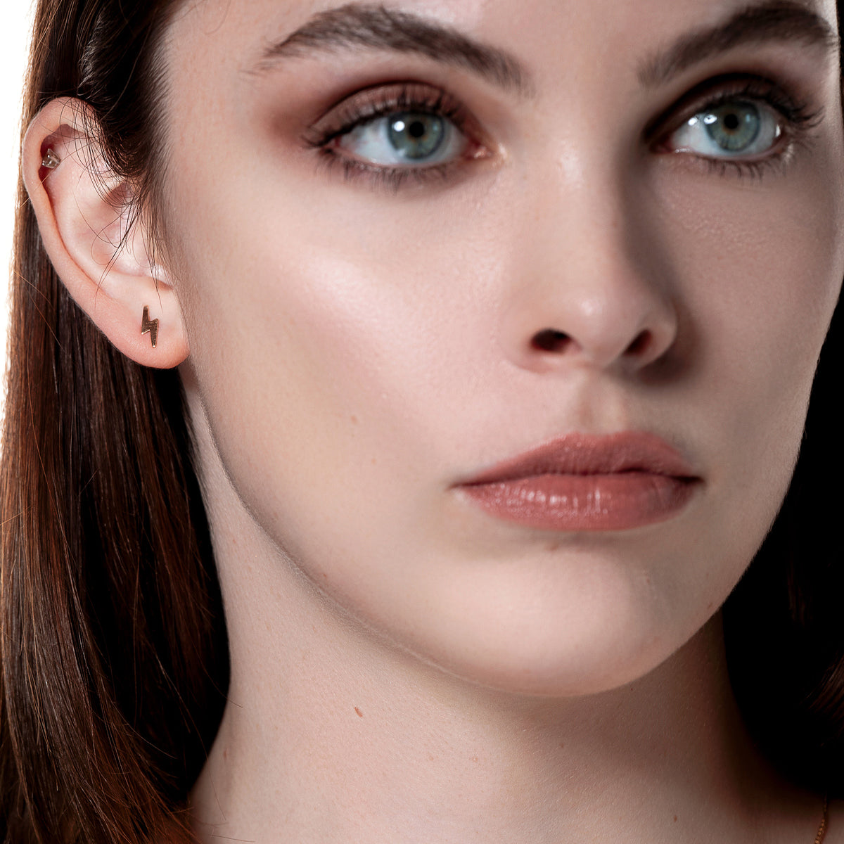 Lightning Bolt Stud Earrings