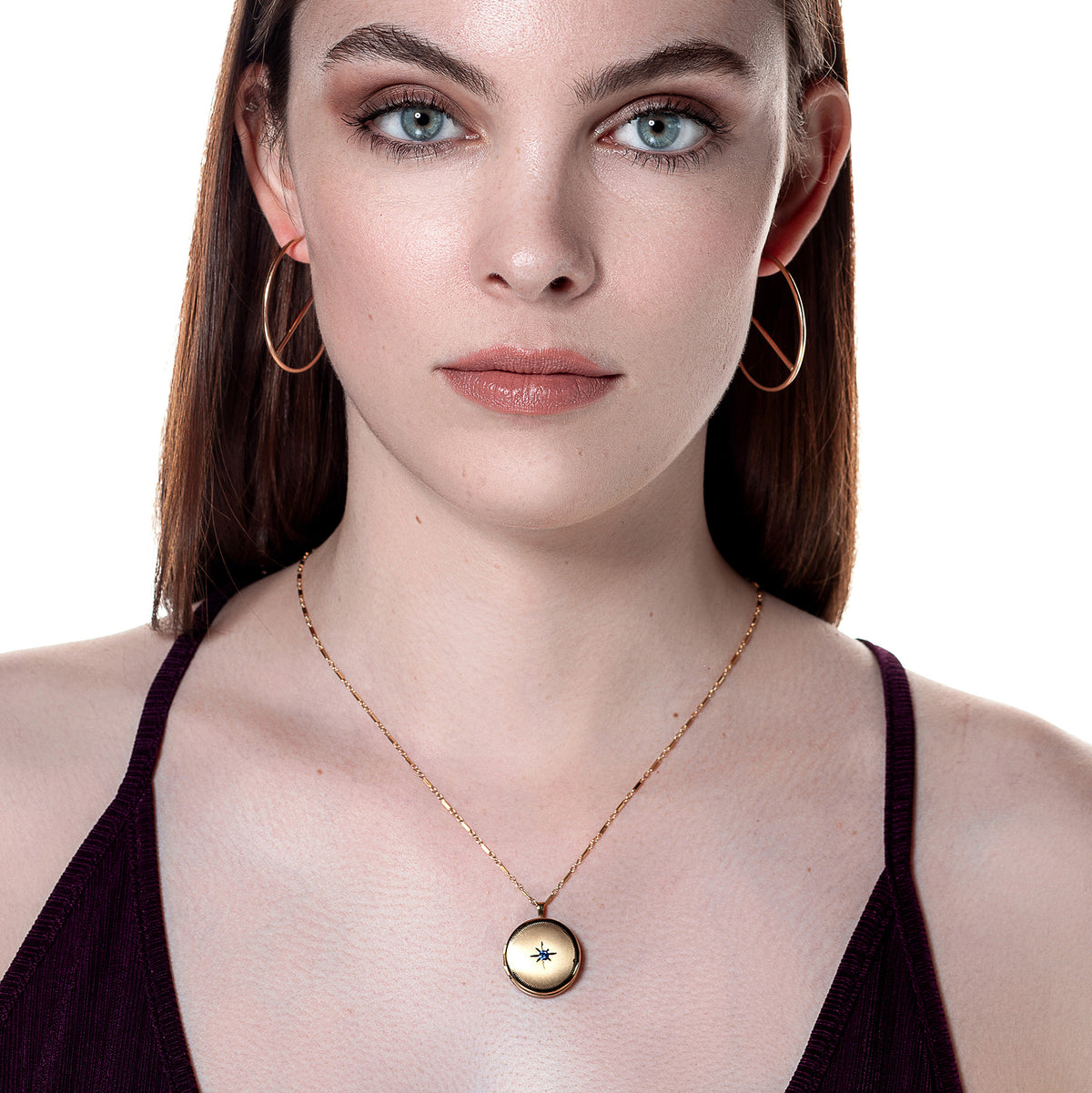 birthstone locket necklace by glamrocks jewelry