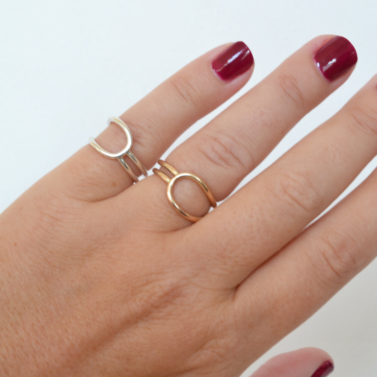 Lasso Ring, Gold or Silver