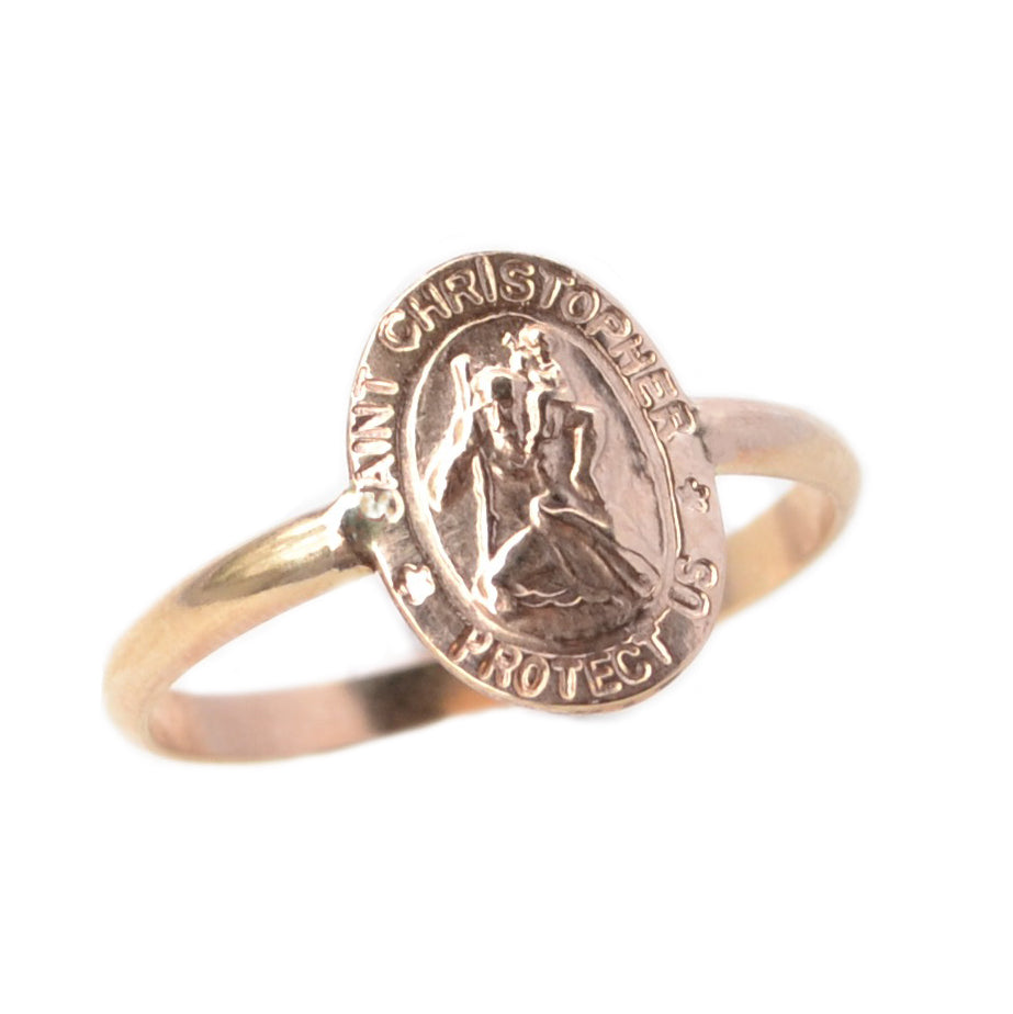 Small St. Christopher Ring