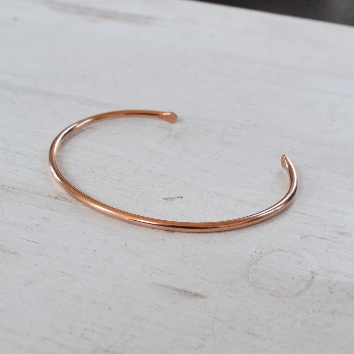 Simple Cuff Bracelet, Gold, Rose Gold, or Silver