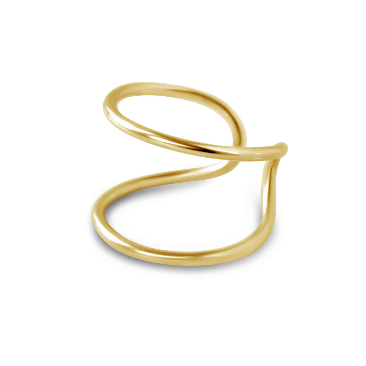 Double Knuckle Ring, Gold, Rose Gold, or Sterling Silver