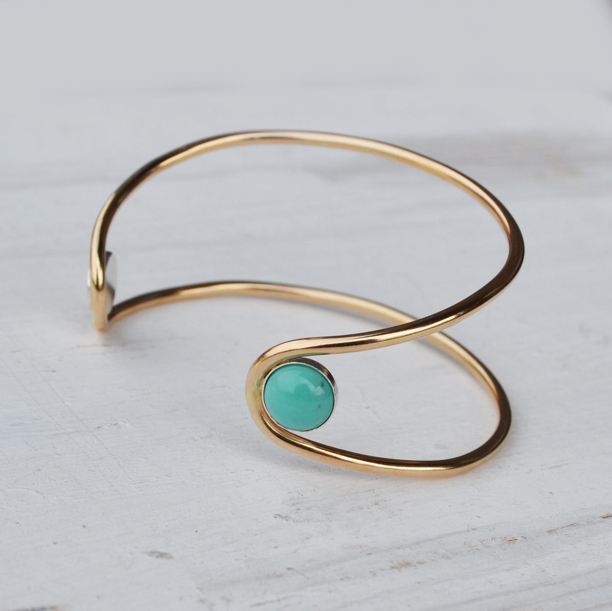 Double Orbit Bracelet, Turquoise