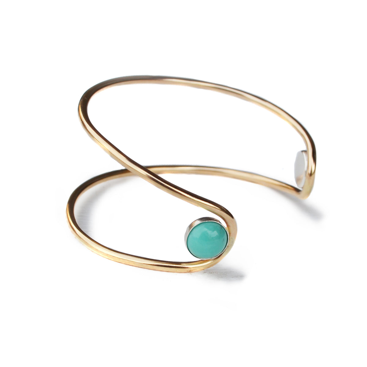 Double Orbit Bracelet, Turquoise