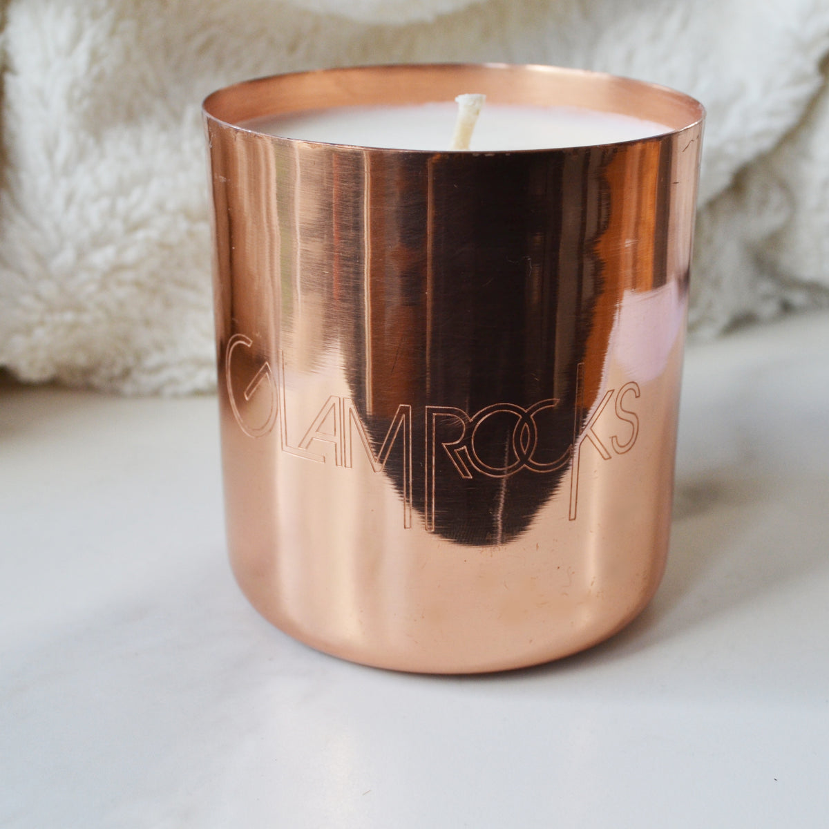 Glamrocks Copper Candle