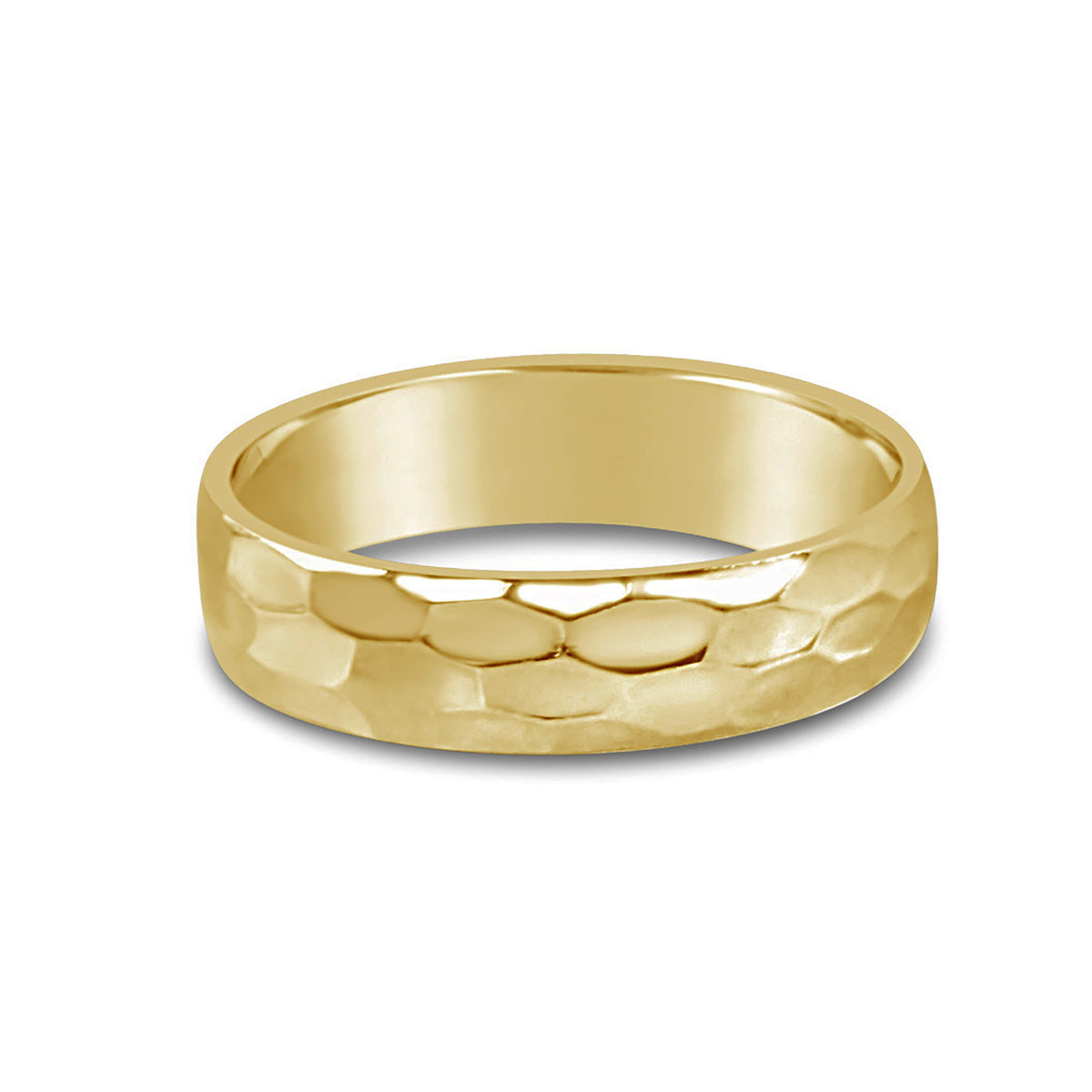 Snakeskin Band Ring, Gold