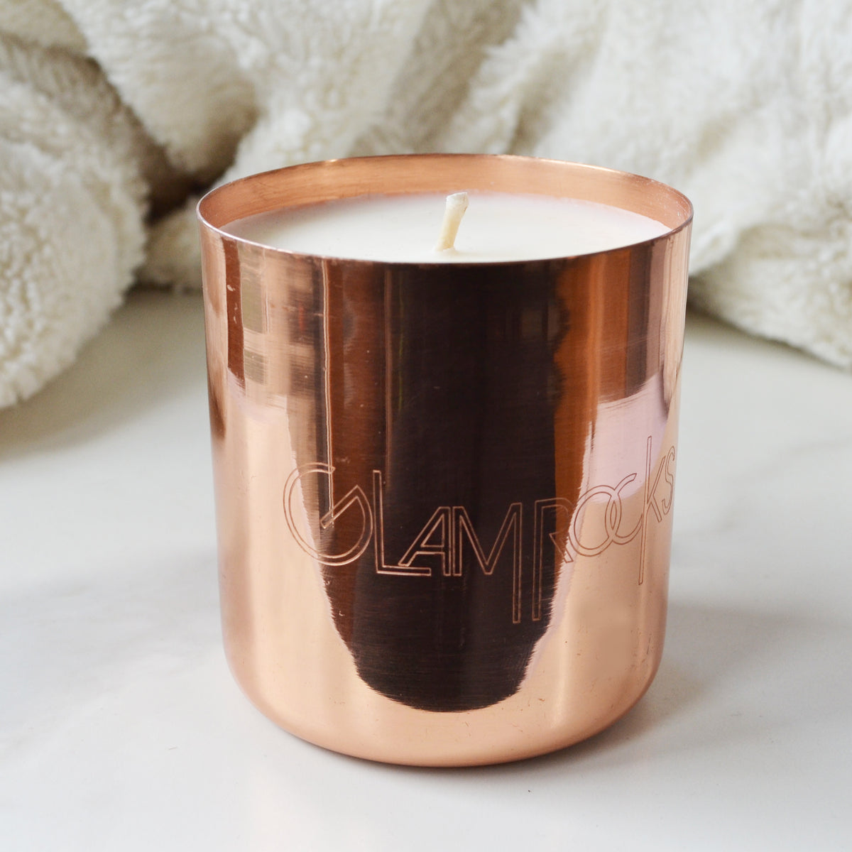 Glamrocks Copper Candle