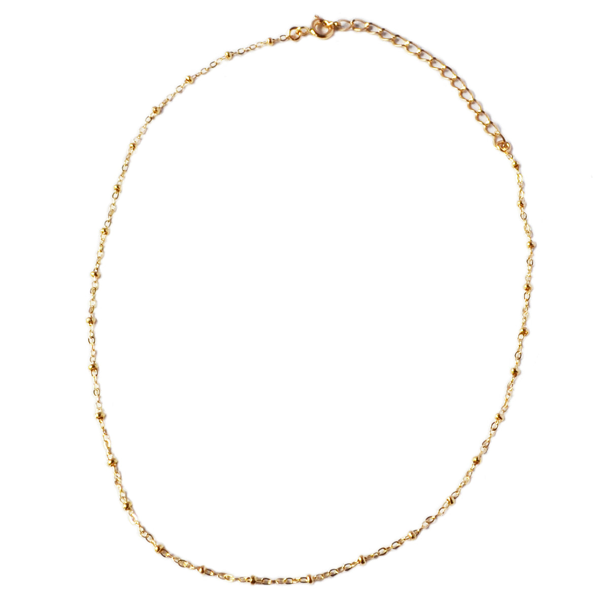 gold chain choker necklace by glamrocks jewelry