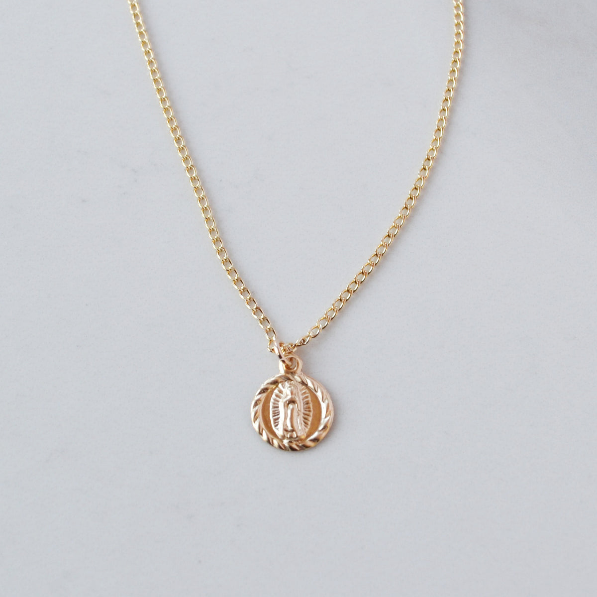 Lady of Guadalupe Charm Necklace
