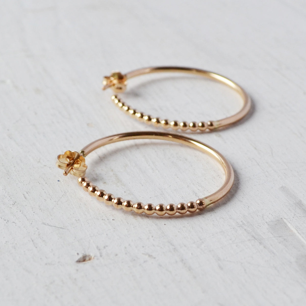 Rattlesnake Hoop Earrings, AS SEEN IN COSMO!