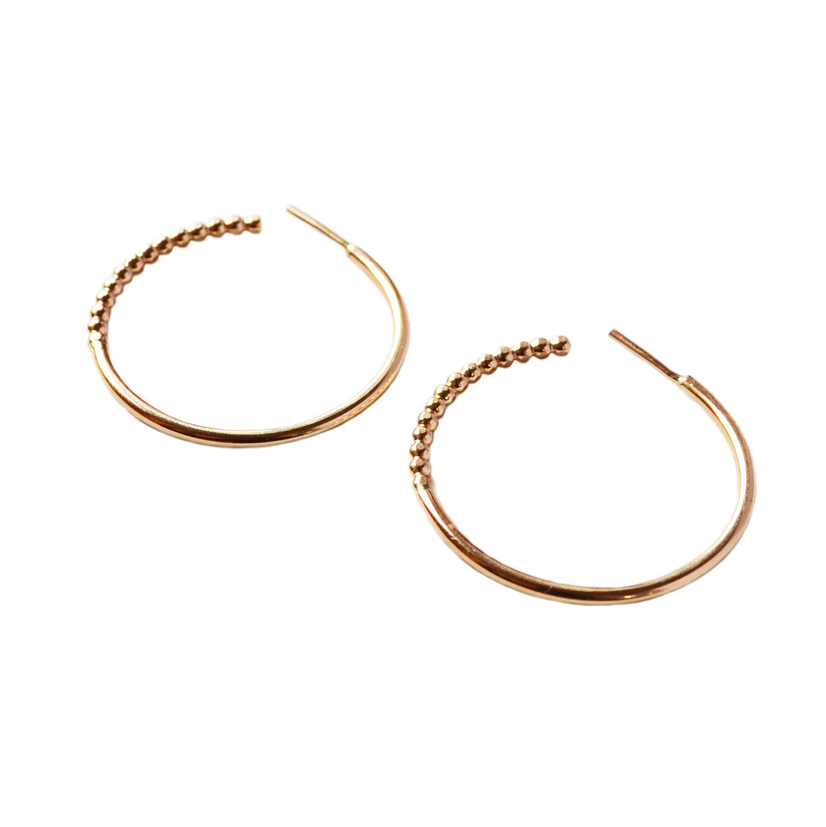Rattlesnake Hoop Earrings, AS SEEN IN COSMO!