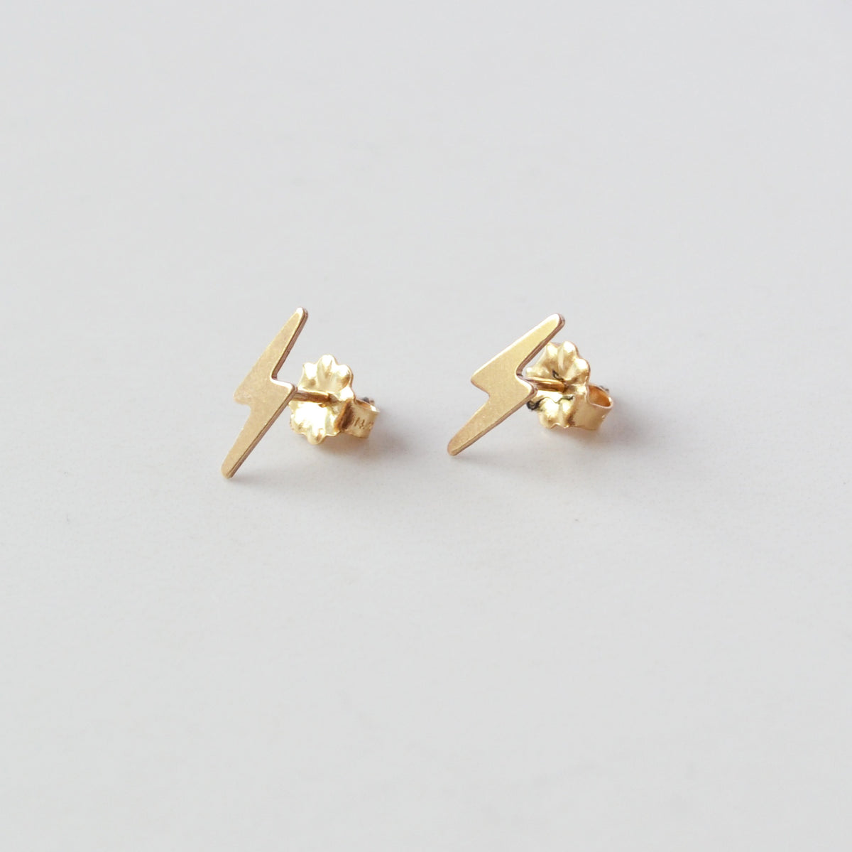 Lightning Bolt Stud Earrings