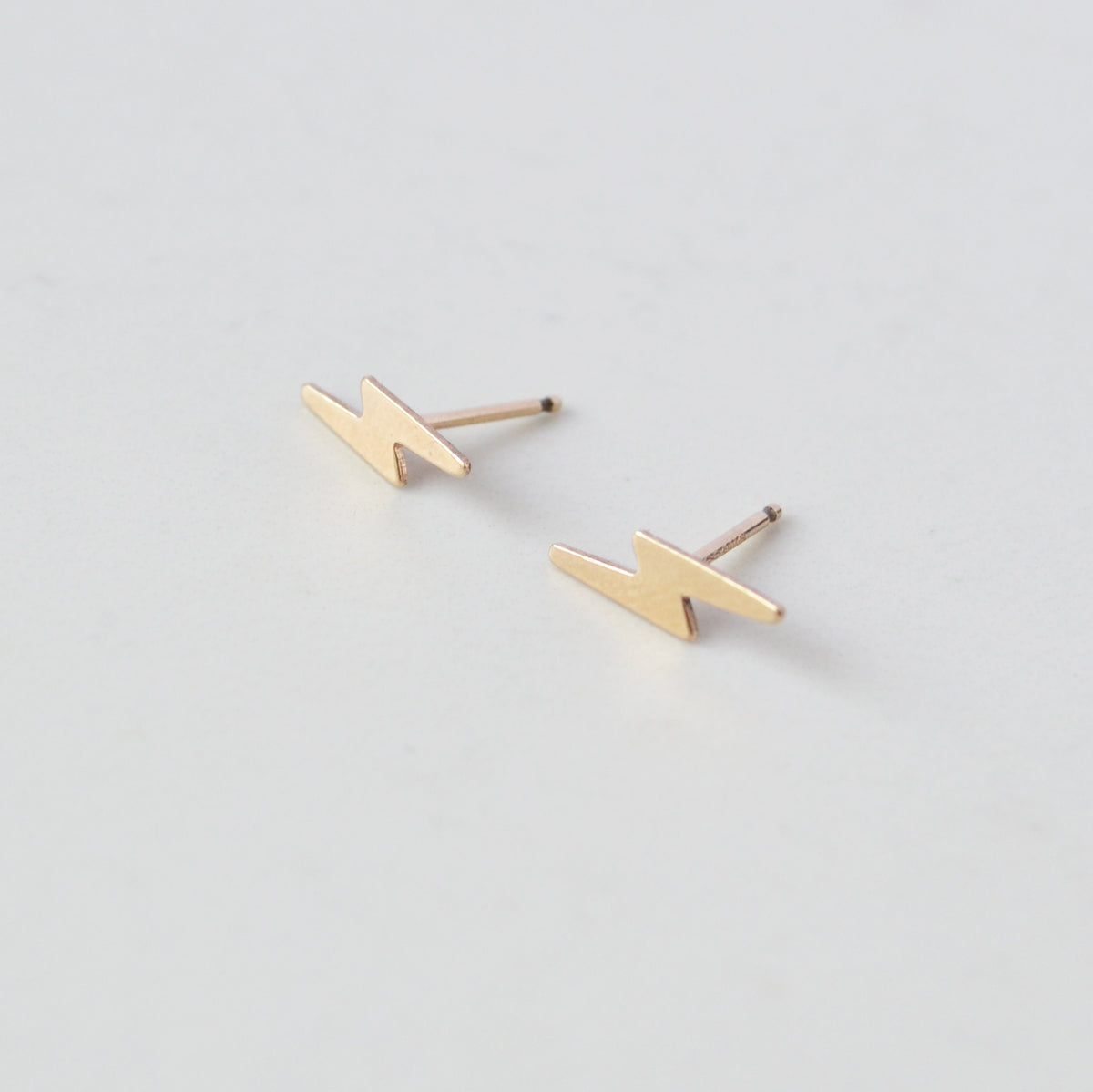 Lightning Bolt Stud Earrings