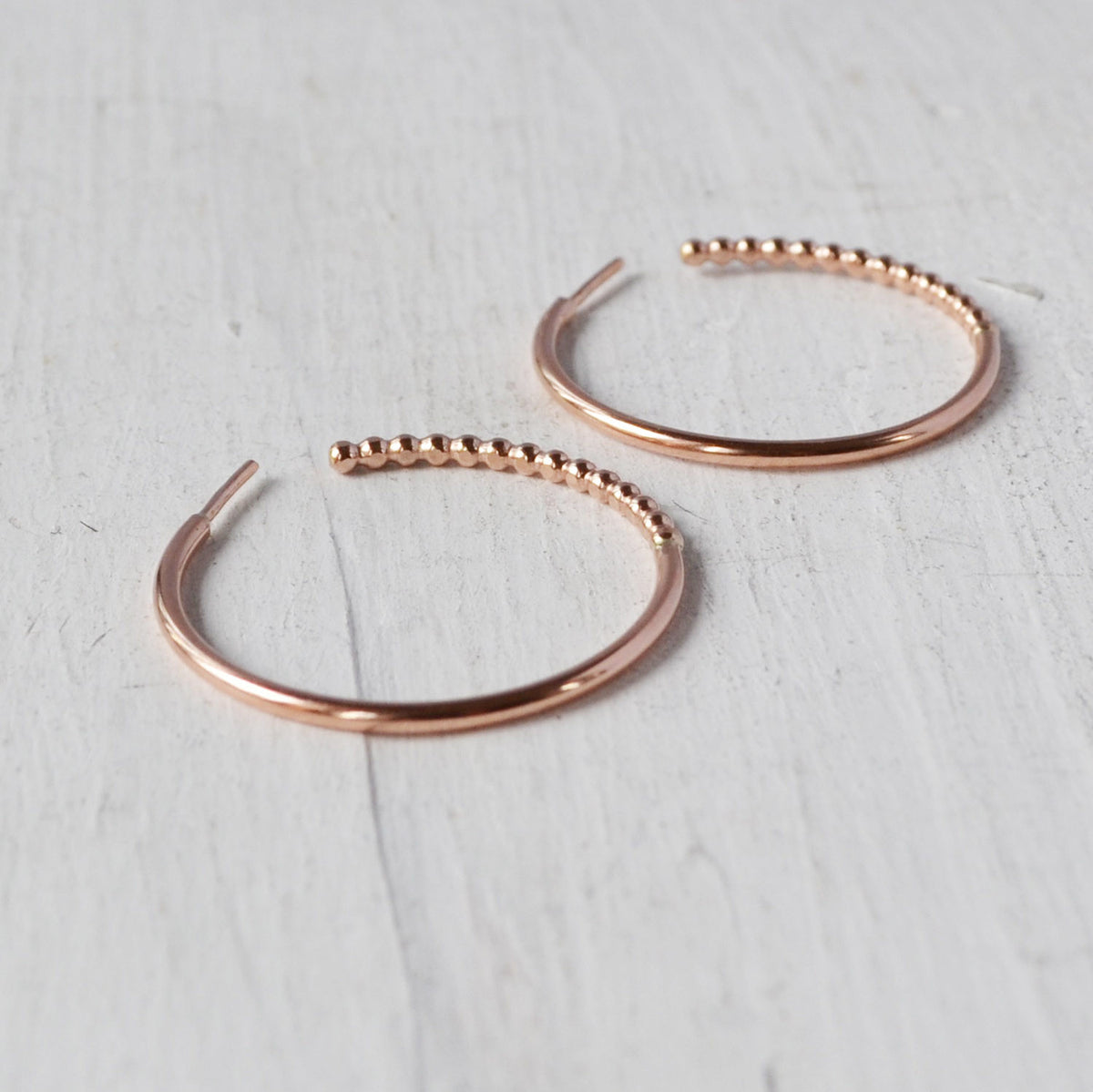 Rattlesnake Hoop Earrings, AS SEEN IN COSMO!