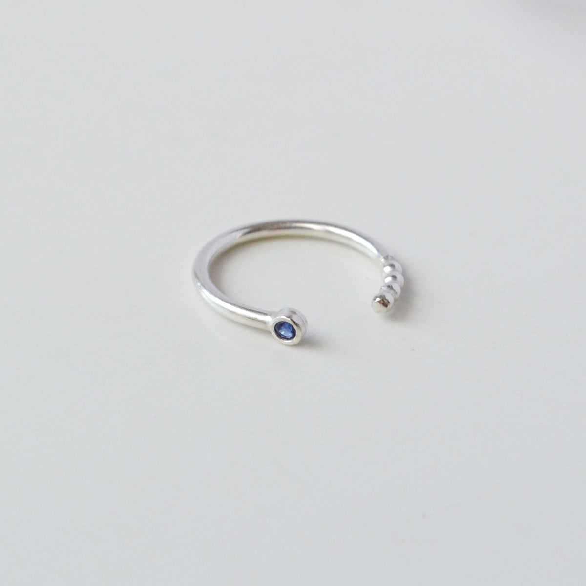 Coil Ring, Sapphire