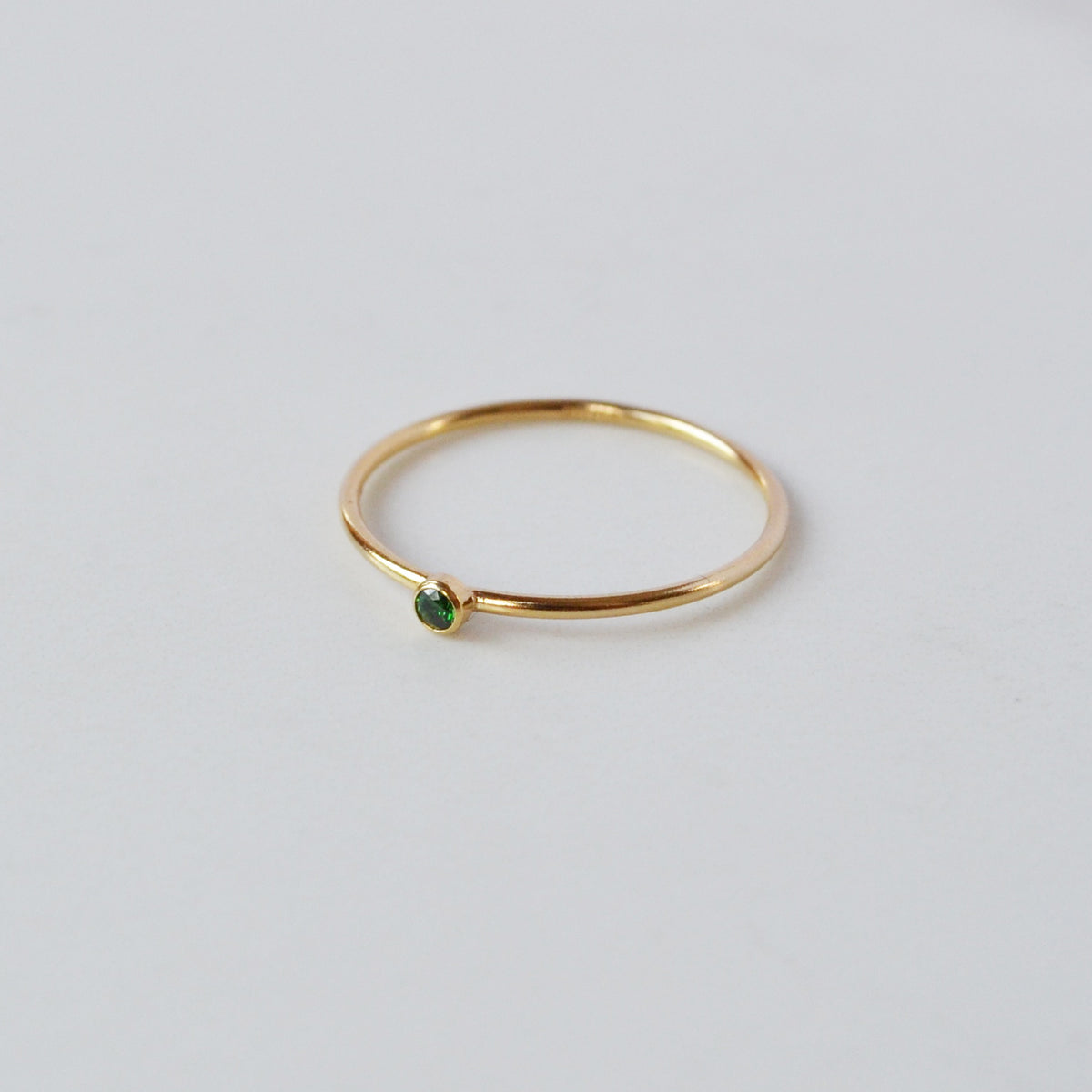 Emerald Tiny Stone Ring