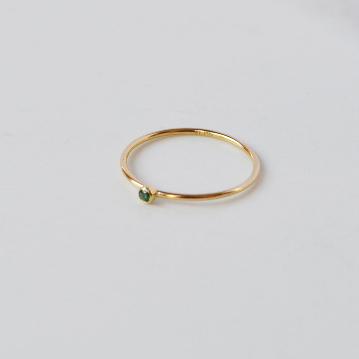 Emerald Tiny Stone Ring