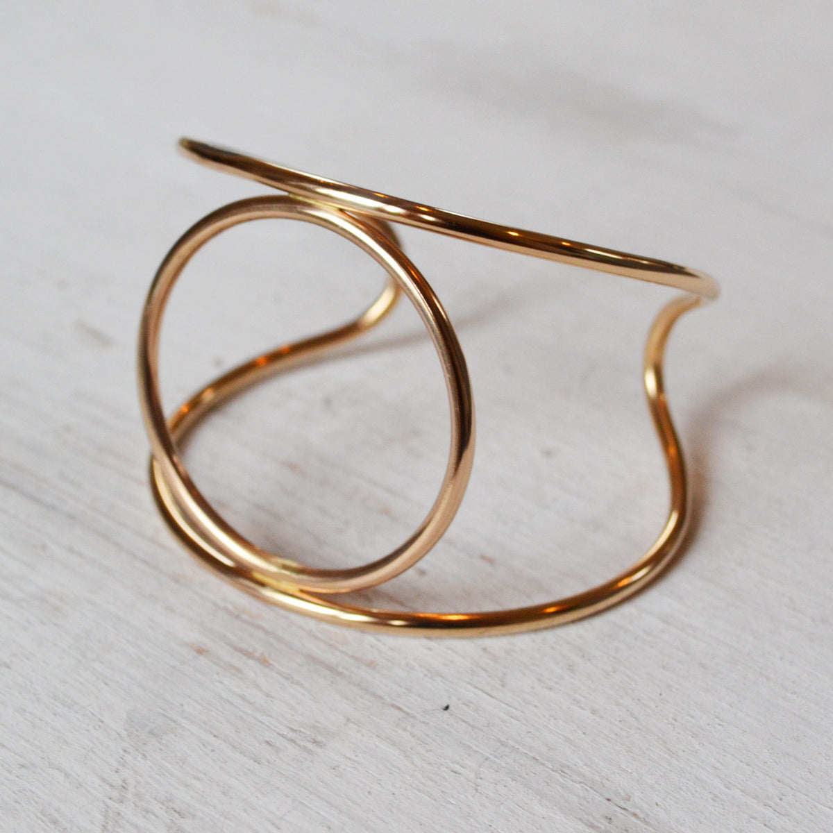 Atomic Circle Cuff Bracelet