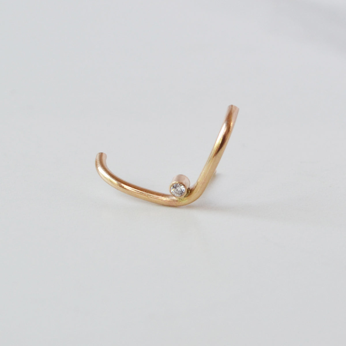 CZ Easy Rider Ear Cuff- single earring