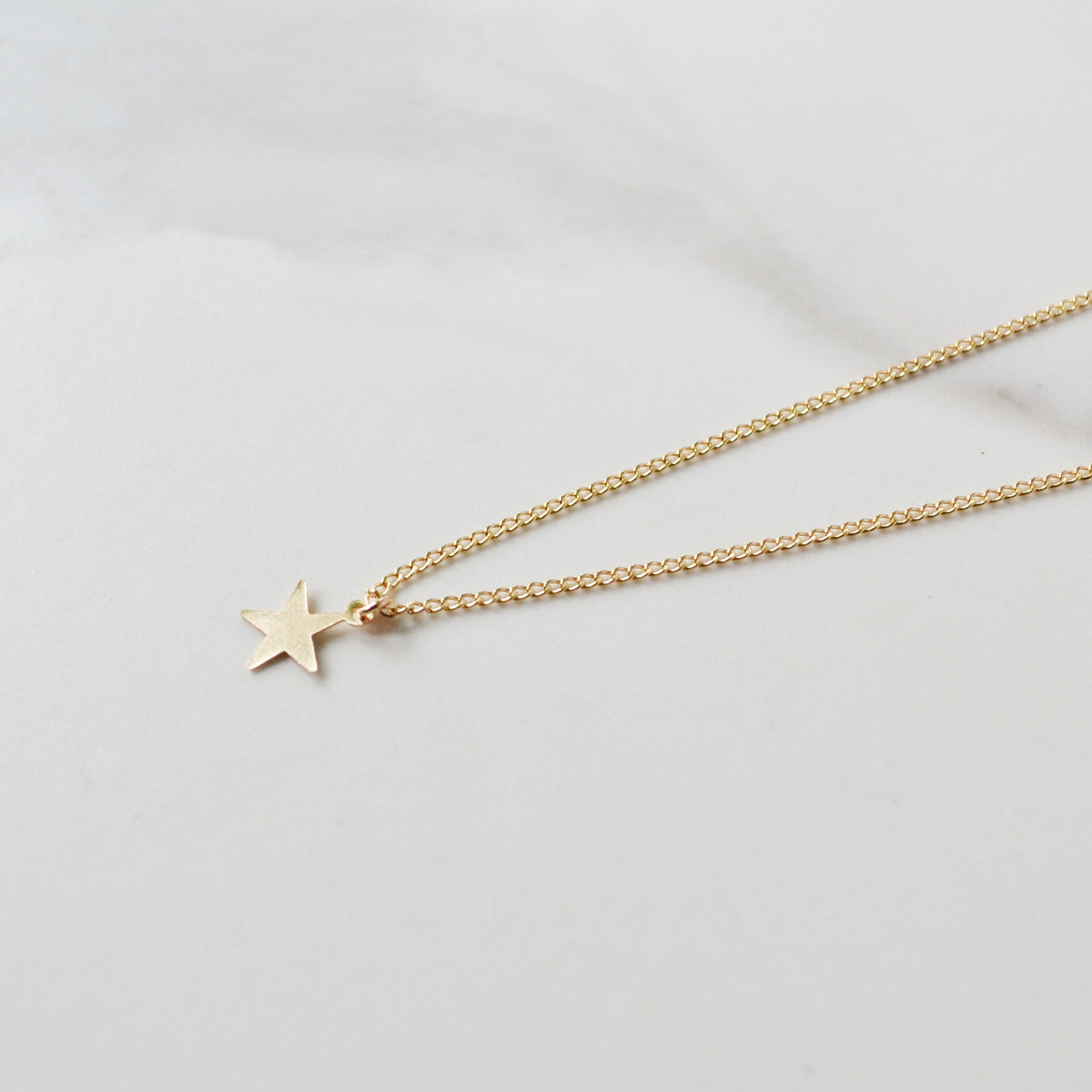 Star Necklace, Gold or Silver