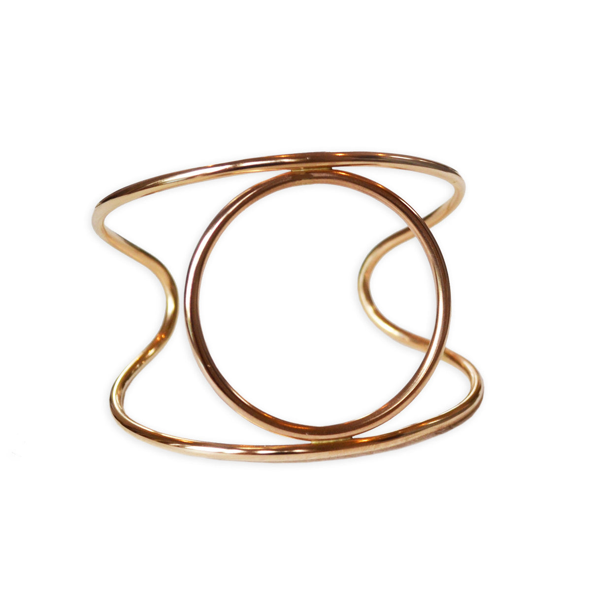 Atomic Circle Cuff Bracelet