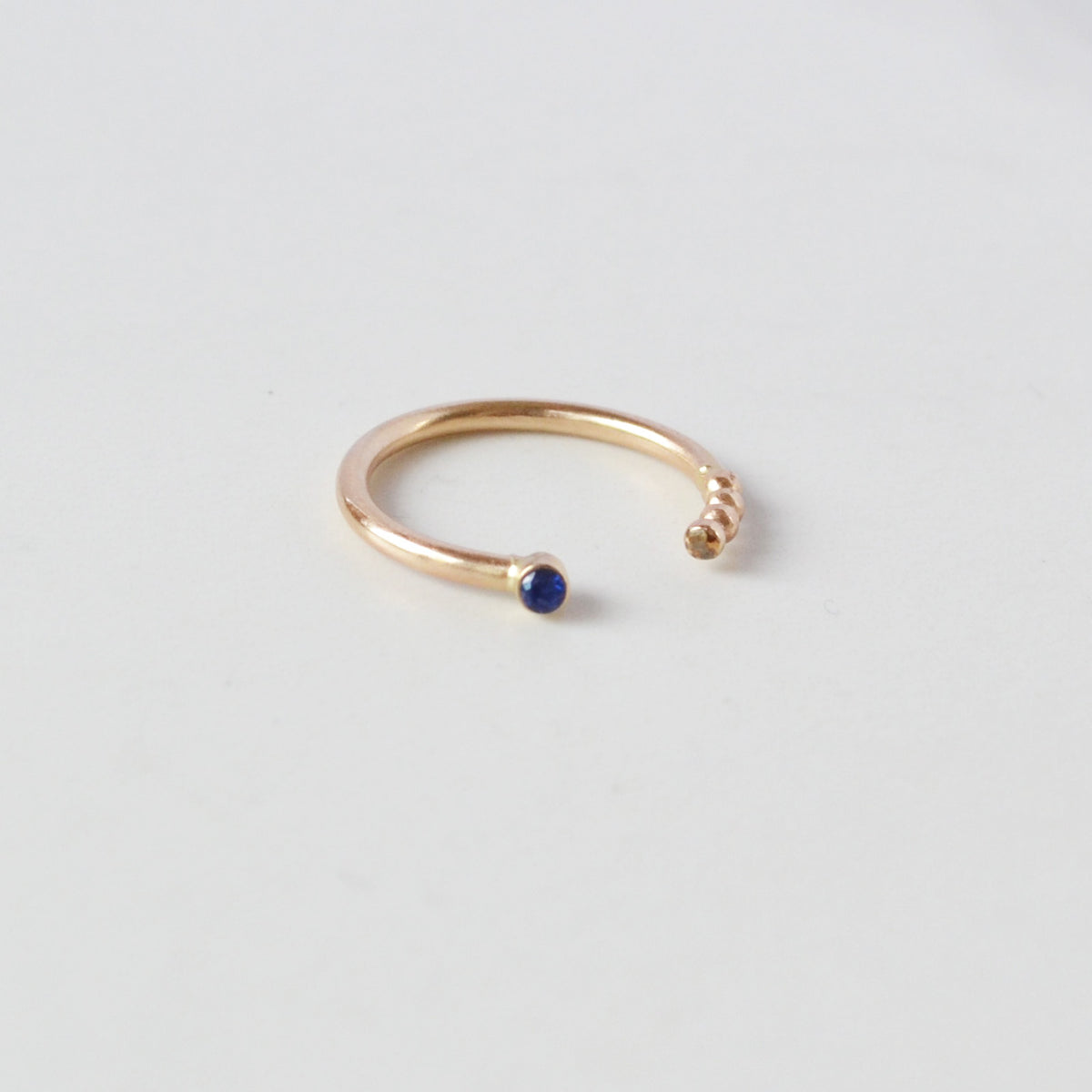 Coil Ring, Sapphire