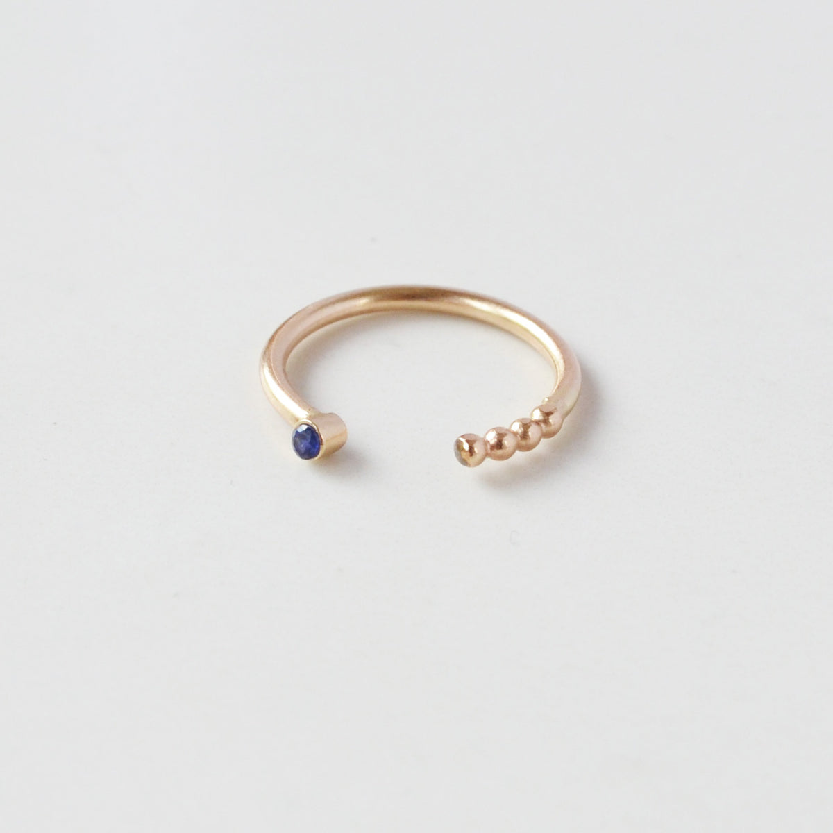 Coil Ring, Sapphire