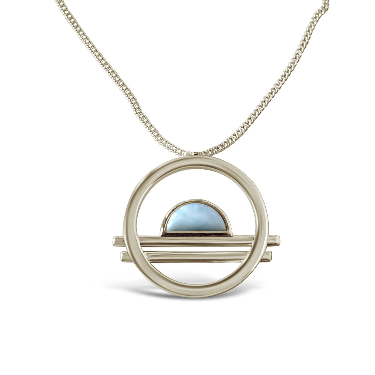 Ocean Drive Mini Pendant - Larimar