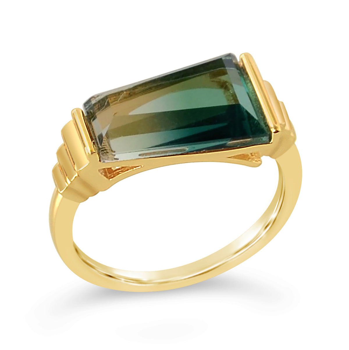 Delano Ring - Green Quartz