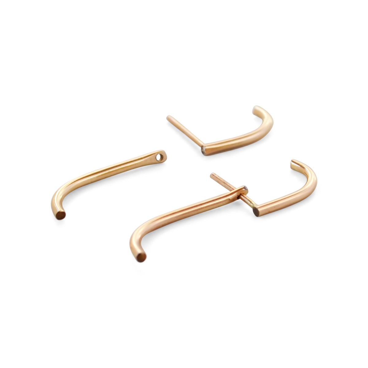 Suspension Ear Jackets, Gold, Rose Gold, or Silver