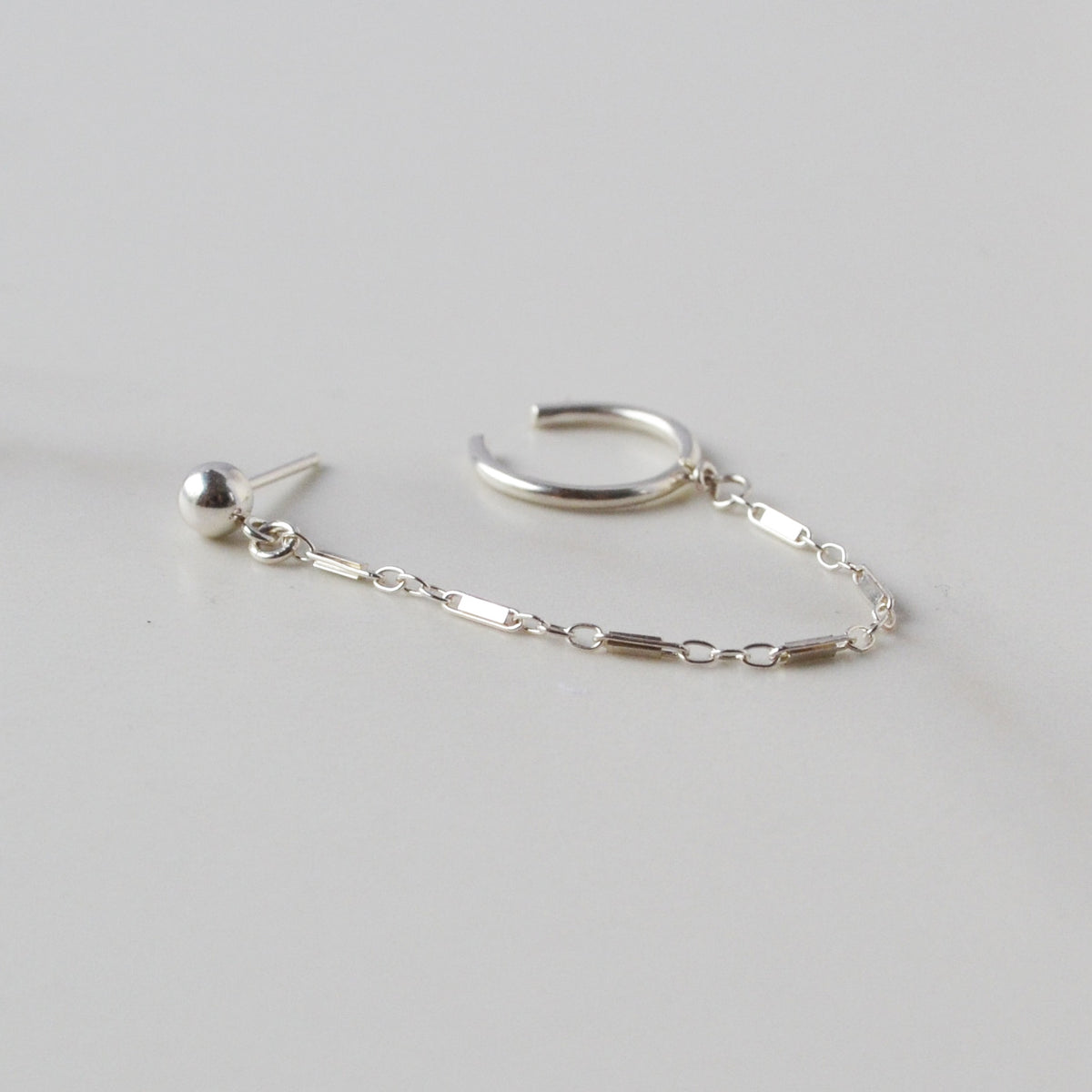 Arcos Chain Ear Cuff, Gold or Silver