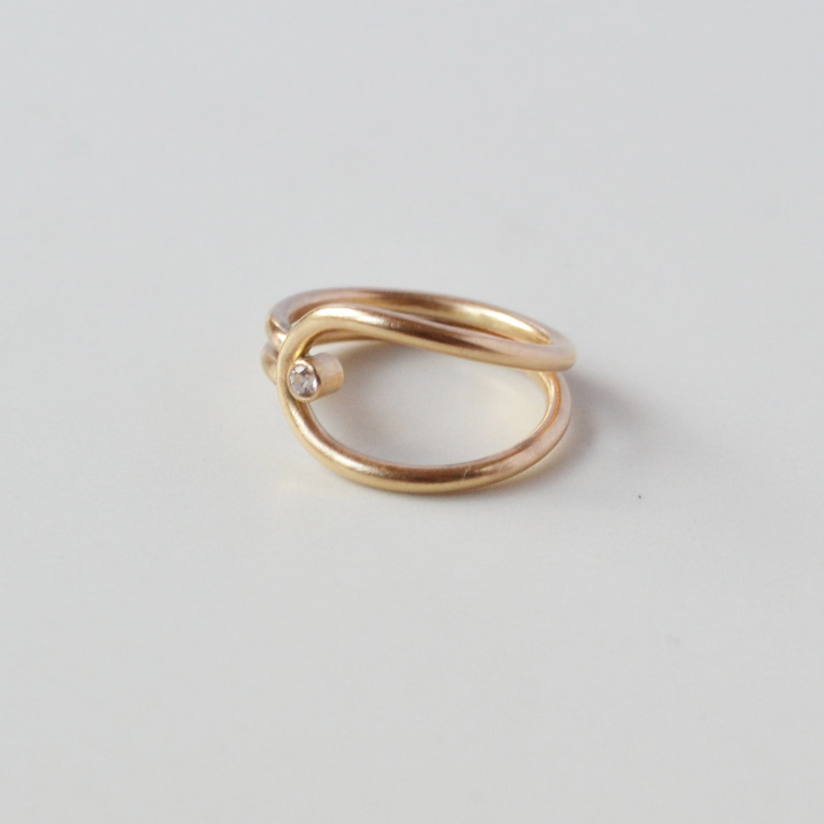 Lasso Ring in CZ, Gold or Silver
