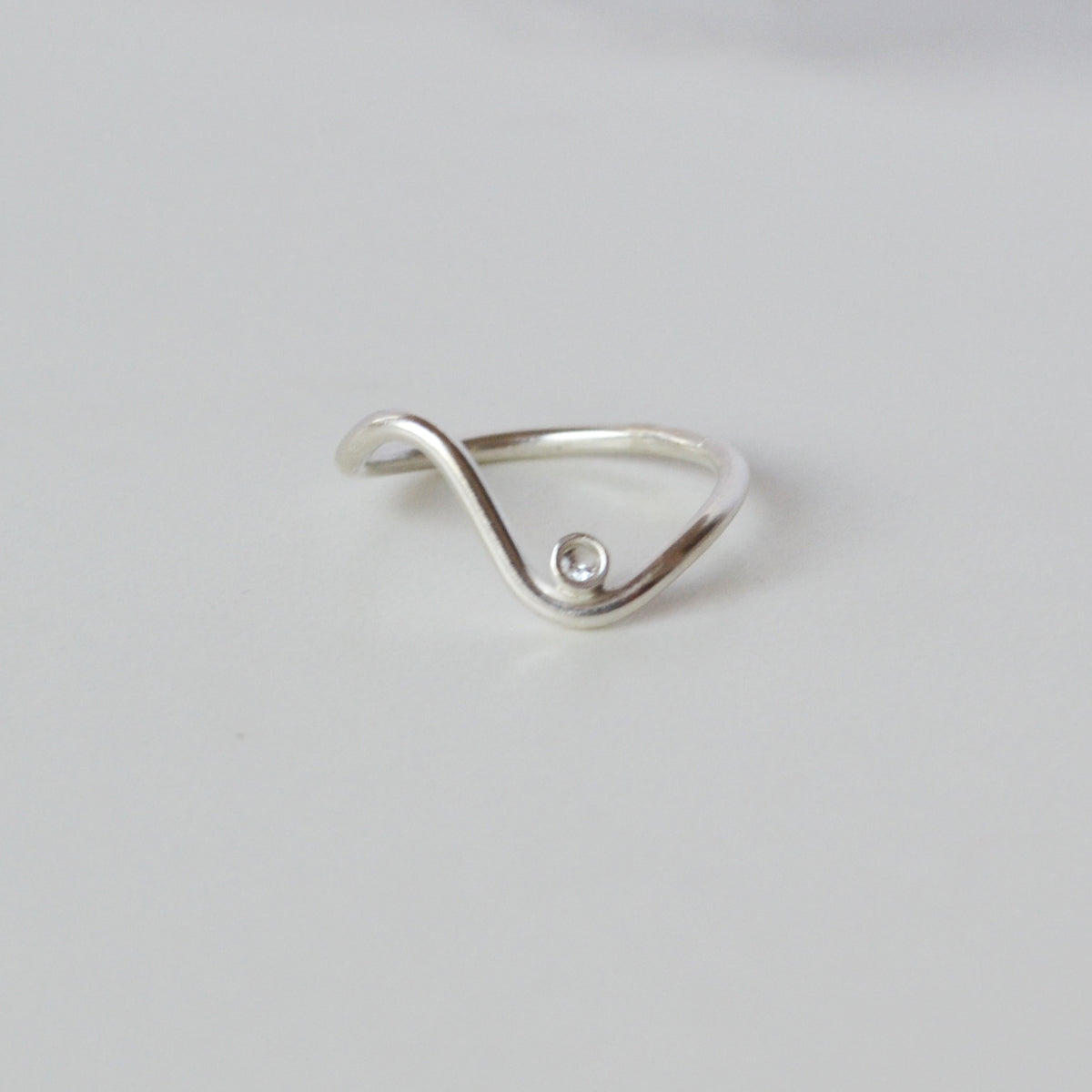 Easy Rider Ring in CZ, Gold or Silver