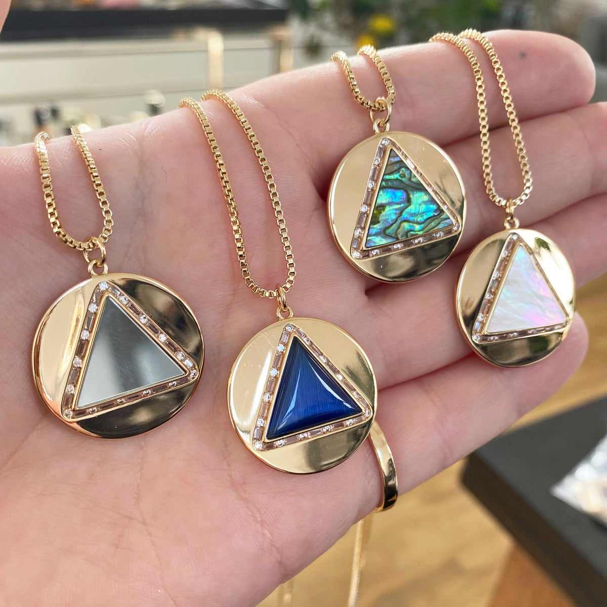 &#39;Hey You&#39; Necklace - Mirror