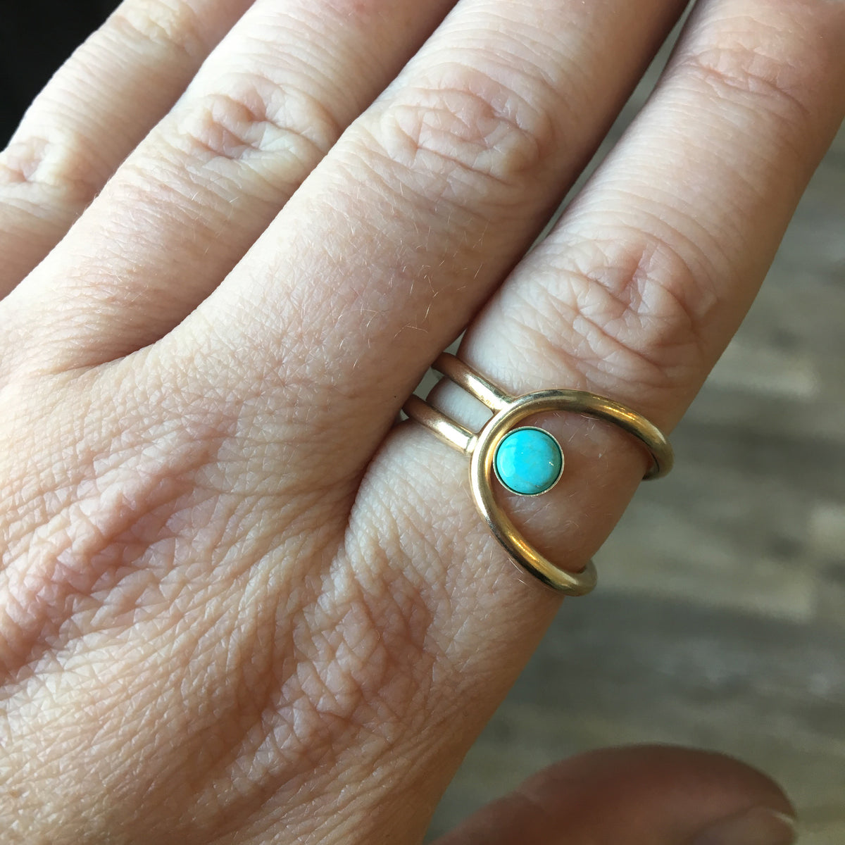 Lasso Ring in Turquoise