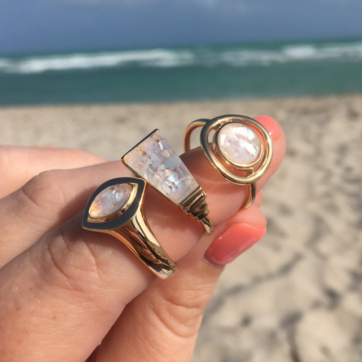 Delano Ring - Mother of Pearl