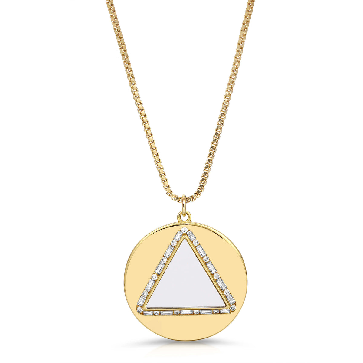 &#39;Hey You&#39; Necklace - Mirror