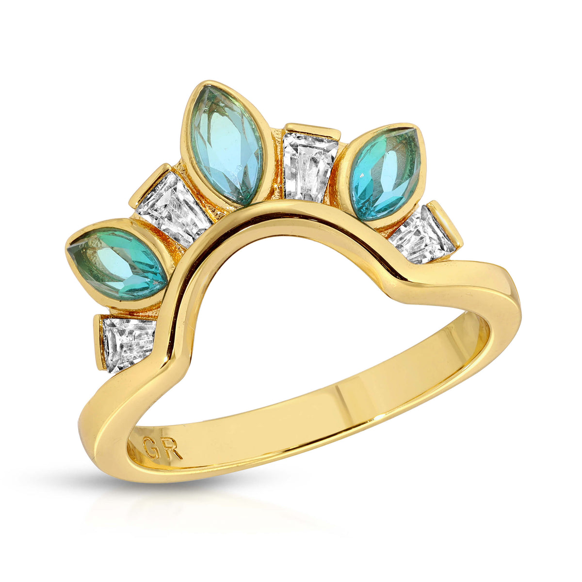 Seven Wonders Arc Ring - Sky