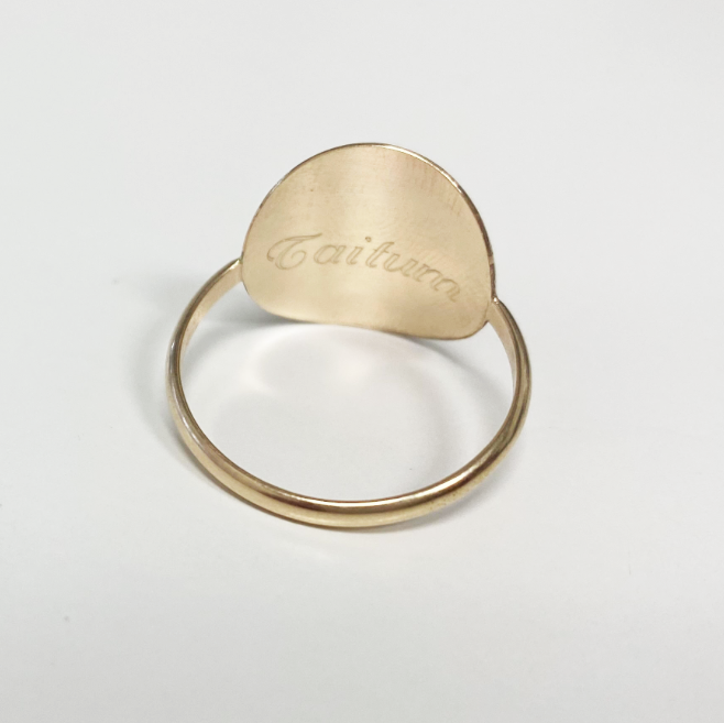 Mother Mary Coin Ring, Gold or Silver